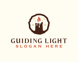 Candle Light Sparkle logo design