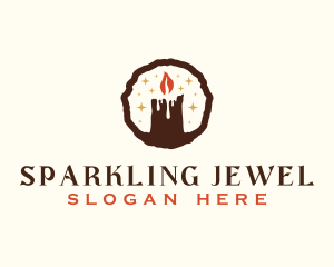 Candle Light Sparkle logo design