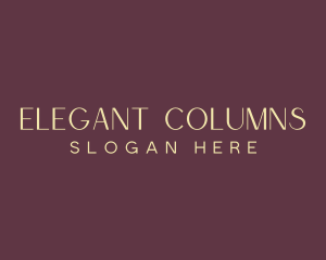 Elegant Business Minimalist logo design