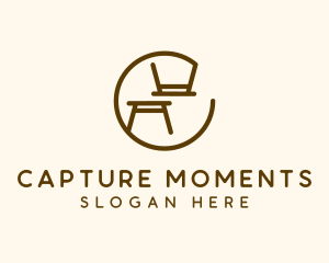 Interior - Minimalist Table Furniture logo design