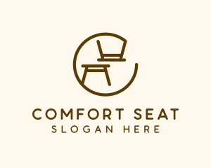 Stool - Minimalist Table Furniture logo design
