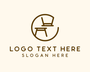 Table - Minimalist Table Furniture logo design