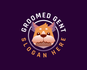 Groom - Dog Comb Puppy logo design