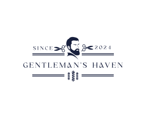 Gentleman Grooming Salon logo design