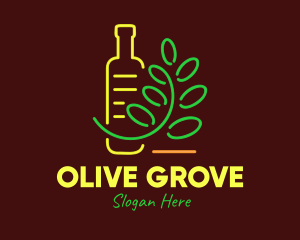 Olive - Organic Neon Products logo design