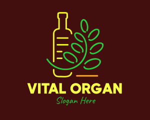 Organic Neon Products logo design