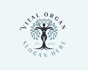 Organic Woman Nature logo design