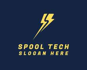 Lightning Power Tech  logo design