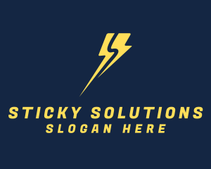 Lightning Power Tech  logo design