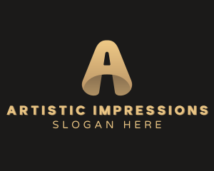 Art Studio Creative Letter A logo design