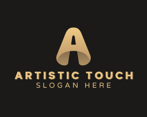 Art Studio Creative Letter A logo design