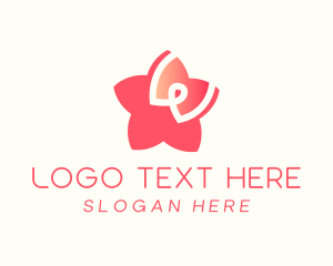 Flower - Star Flower Letter W logo design