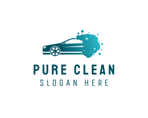 Cleaning Car Wash Vehicle logo design