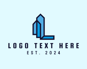 Builder - Real Estate Letter R logo design