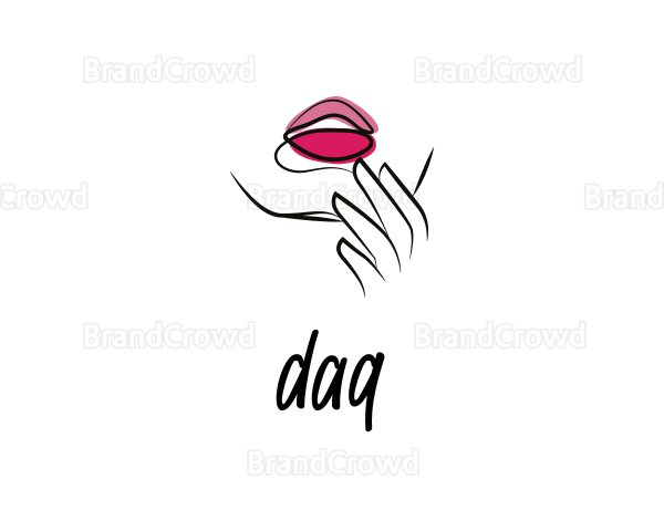 Seductive Pink Lips Logo