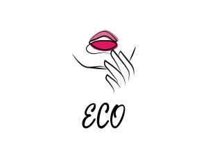 Seductive Pink Lips Logo