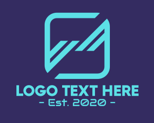 Tech - Modern Tech Application logo design