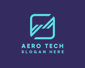 Modern Tech Application logo design