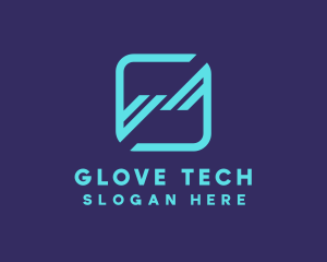 Modern Tech Application logo design