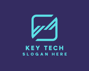 Modern Tech Application logo design