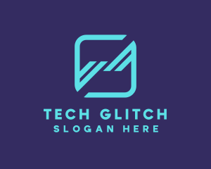 Modern Tech Application logo design