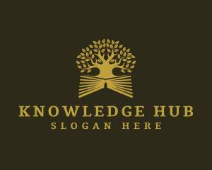 Book Tree Learning logo design