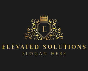 High End Shield Crest logo design