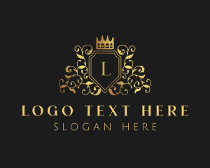 Luxury - High End Shield Crest logo design