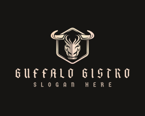 Buffalo - Buffalo Bull Horn logo design