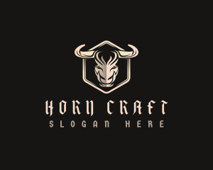 Horn - Buffalo Bull Horn logo design