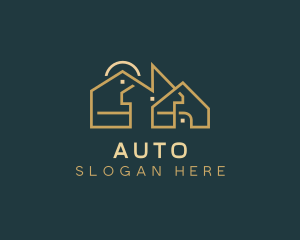 Apartment - Housing Property Residence logo design