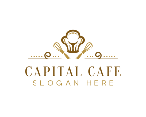 Pastry Chef Cafe logo design