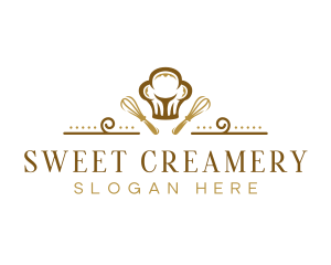 Pastry Chef Cafe logo design