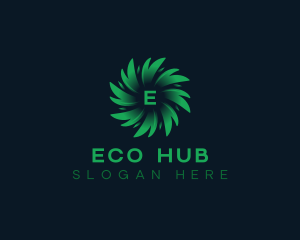 Eco Nature Leaves logo design