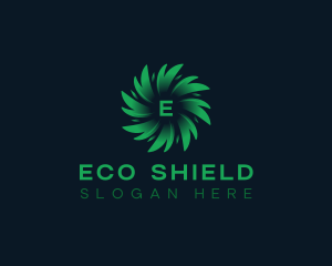 Eco Nature Leaves logo design