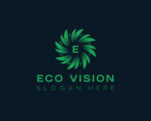 Eco Nature Leaves logo design