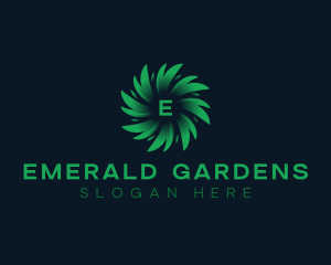 Eco Nature Leaves logo design