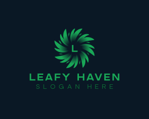 Eco Nature Leaves logo design