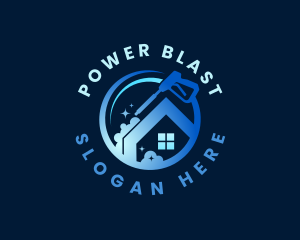 Power Washer Cleaning logo design