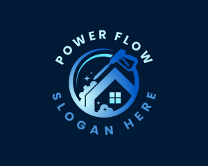 Power Washer Cleaning logo design