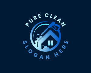 Power Washer Cleaning logo design