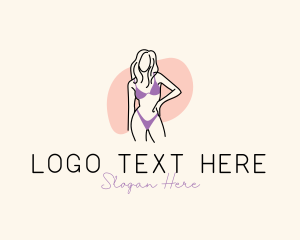 Swimsuit - Sexy Woman Swimsuit logo design