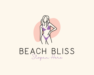 Swimsuit - Sexy Woman Swimsuit logo design