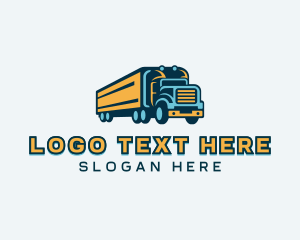 Contractor - Logistics Delivery Trucking logo design