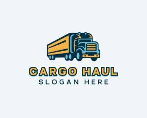 Logistics Delivery Trucking logo design