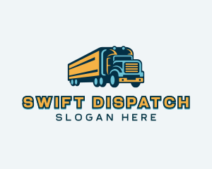 Logistics Delivery Trucking logo design