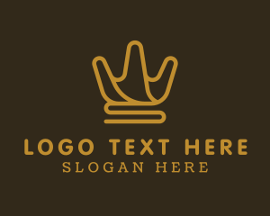 Expensive - Gold Crown Jewelry logo design