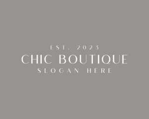 Chic - Elegant Chic Business logo design