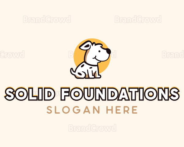 Pet Dog Veterinarian Logo