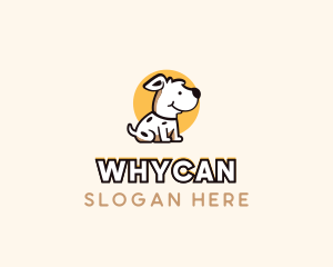 Brown Puppy - Pet Dog Veterinarian logo design